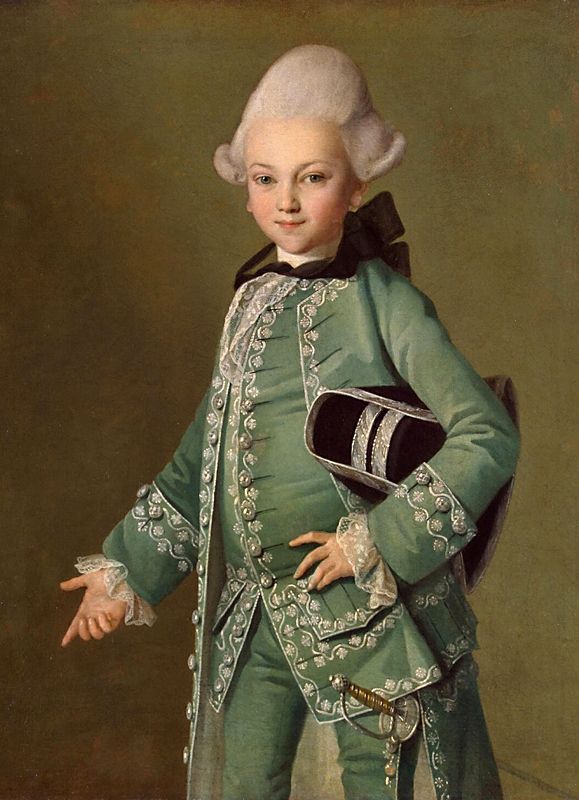 К. Л. Христинек. «Портрет графа А.Г. Бобринского». 1769
